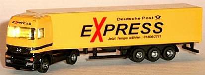 0246 WIKING MB Actros Koffer-Sattelzug Post EXPRESS