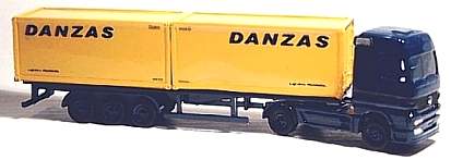 0325WIKING MB Actros Container-Sattelzug