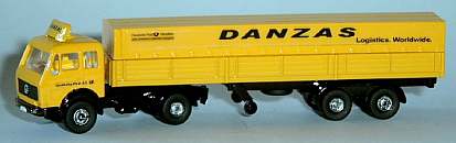 0392 WIKING MB Pritschen-Sattelzug DANZAS gelb Katalog