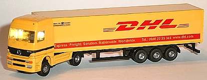 0395 WIKING MB Actros Koffer-Sattelzug DHL