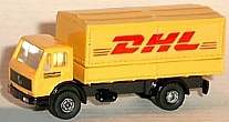0401 WIKING MB Pritschen-LKW DHL gelb