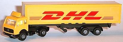 0404 WIKING MB Container-Sattelzug DHL