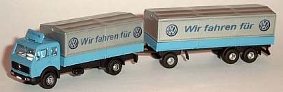 0442 WIKING MB Pritschen Lastzug wir fahren für VW 0442 WIKING MB Pritschen Lastzug wir fahren für VW