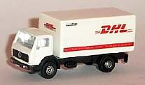 0445 WIKING MB Koffer LKW DHL weiss
