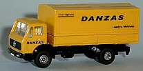 0462 WIKING MB Pritschen-LKW DANZAS gelb