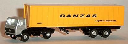 0573 WIKING MB klein Container-Sattelzug DANZAS