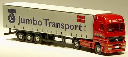 1051 MB Actros Gardinenplanen-Sattelzug Jumbo Transport rot metallic Internet