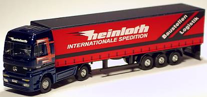 1054 MB Actros Koffer-Sattelzug heinloth - Baustellen Internet