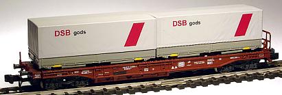 1076 Wechselpritschen-Taschenwagen DSB gods Internet 1076 Wechselpritschen-Taschenwagen DSB gods Internet