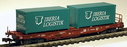 1077 Wechselcontainer-Taschenwagen  IBERIA LOGISTIK Internet
