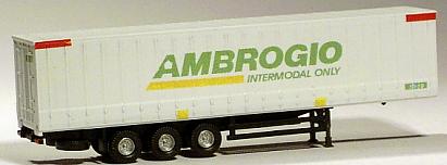 1147 ROCO Gardinenplanen-Auflieger AMBROGIO weiss Katalog 1147 ROCO Gardinenplanen-Auflieger AMBROGIO weiss Katalog