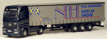 1162 MB Actros Gardinenplanen-Sattelzug seite 1 Nils Hanssons Katalog