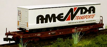 1223 Taschenwagen Gardinenplanen-Auflieger AMENDA weiss Internet