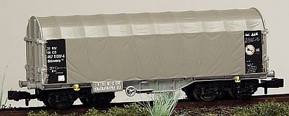 1273 ROCO Schiebeplanen-Wagen AAE