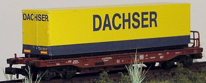 1284 Taschenwagen - 40 er Wechselkoffer- Dachser Internet