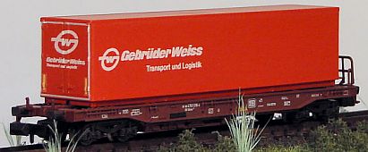 1286 Taschenwagen -40 er Wechselkoffer- Gebrueder Weiss Internet 1286 Taschenwagen -40 er Wechselkoffer- Gebrueder Weiss Internet