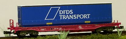 1331 DFDS 40er Schiebeplanen-Wechselbrücke-Taschenwagen Internet 1331 DFDS 40er Schiebeplanen-Wechselbrücke-Taschenwagen Internet