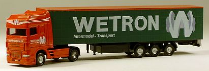 1382 Herpa DAF Schiebeplanen-Auflieger WETRON Internet 1382 Herpa DAF Schiebeplanen-Auflieger WETRON Internet