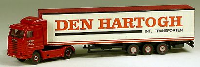1394 ROCO SCANIA Schiebeplanen-Sattelzug DEN HARTOGH Internet