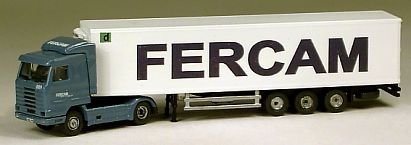 1397 ROCO SCANIA Kühlkoffer-Sattelzug FERCAM Internet 1397 ROCO SCANIA Kühlkoffer-Sattelzug FERCAM Internet