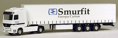 1425 Herpa MB Actros Gardinenplanen-Sattelzug Smurfit bernh Internet 1425 Herpa MB Actros Gardinenplanen-Sattelzug Smurfit bernh Internet