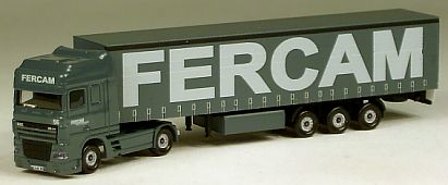 1427 Herpa DAF Gardinenplanen-Sattelzug FERCAM Seite links Internet 1427 Herpa DAF Gardinenplanen-Sattelzug FERCAM Seite links Internet