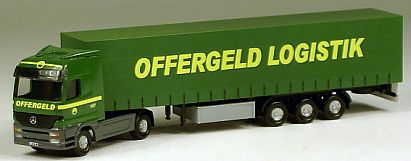 1434 MB ACTROS OFFERGELD Schiebeplanen-Sattelzug Internet