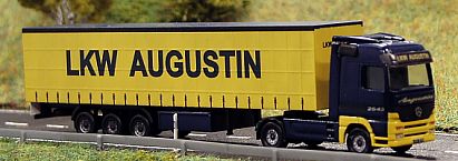 1453 HERPA MB Actros Gardinenplanen.Sattelzug Seite rechts LKW AUGUSTIN Internet 1453 HERPA MB Actros Gardinenplanen.Sattelzug Seite rechts LKW AUGUSTIN Internet