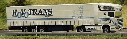 1457 HERPA SCANIA Gardinenplanen-Sattelzug HOVOTRANS Seite rechts Internet