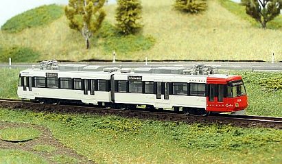 1466 Strassenbahn BS AG  rot weiss 3024 Internet