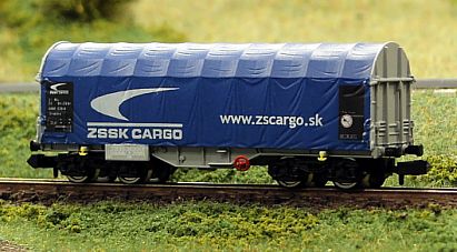 1470 ROCO Schiebeplanen-Wagen ZSSK CARGO Internet