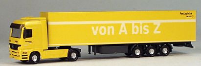 1518 HERPA Koffer-Sattelzug Swiss Post Seite links Internet