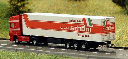 1564 HERPA SCANIA Kühlkoffer-Sattelzug schöni - hinten Internet 1564 HERPA SCANIA Kühlkoffer-Sattelzug schöni - hinten Internet