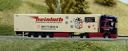 1575 HERPA SCANIA  K�hlkoffer-Sattelzug  heinloth - rechts - Internet