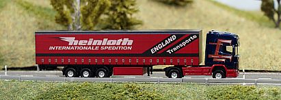 1577 HERPA SCANIA  Gardinenplanen-Sattelzug  heinloth - rechts - Internet