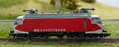 1579 ROCO - E-Lok  RE 446 - SOB  -  446 015 � 0 --  neue Lackierung  - Internet