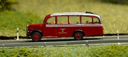 1602 MEK - Saurer Bus kurz - Schiebedach - Deutsche Reichspost - links - Internet
