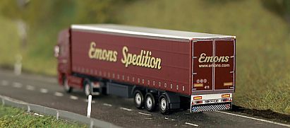 1620 HERPA Scania Gardinenplanen-Sattelzug Emons - hinten - Internet 1620 HERPA Scania Gardinenplanen-Sattelzug Emons - hinten - Internet