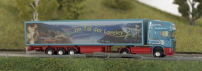 1622 HERPA SCANIA Koffer-Sattelzug - rechts - Heuser - Internet