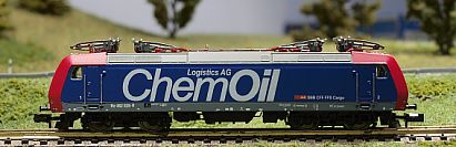 1643 MINITRIX - E-Lok BR 185 --12159 -- ChemOil Re 482 028-8 - Links - Internet