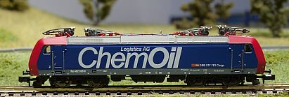 1643 MINITRIX - E-Lok BR 185 --12159 -- ChemOil Re 482 028-8 - rechts - Internet