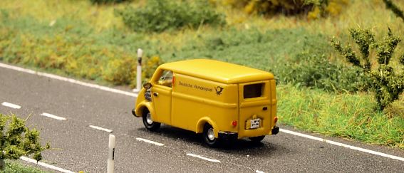 1698 lackieren und beschriften - MEK DKW - Deutsche Bundespost - hinten - Internet gross