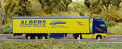 1701 lackieren und beschriften -- HERPA - MB Actros Gardinenplanen-Sattelzug - ALBERS - rechts - Internet 1701 lackieren und beschriften -- HERPA - MB Actros Gardinenplanen-Sattelzug - ALBERS - rechts - Internet