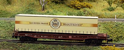 1708 lackieren und beschriften -- MINITRIX Sattelauflieger - WARSTEINER - Internet