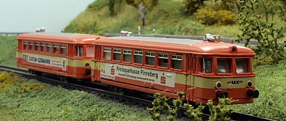 1711 AKN Schienenbuss VT798 - vorn - Internet