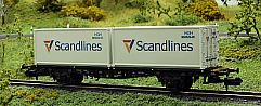 1726 MINITRIX 15289-06 Containertragwagen - umlackiert und neu bedruckt zu SCANDLINES 060529-03-060529-08 - Seite - 40