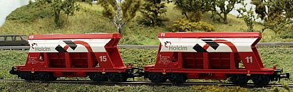1776-1777 SBB Sch�ttgutwagen -- HOLCIM - 11-15 - Internet
