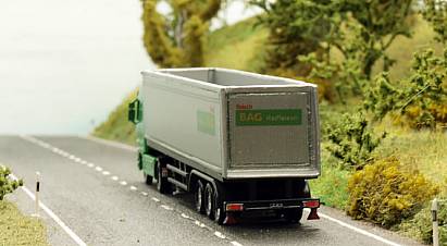 1874 HERPA - Rungensattelzug - MB Actros - BAG Hinterkipper-Sattelzug - hinten - Internet 1874 HERPA - Rungensattelzug - MB Actros - BAG Hinterkipper-Sattelzug - hinten - Internet