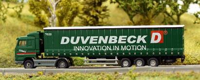 1898 ROCO - SCANIA  - Gardinenplanen-Sattelzug DUVENBECK - links - Internet