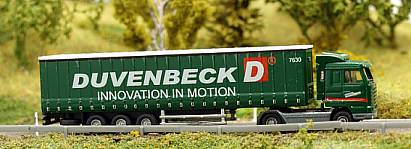 1898 ROCO - SCANIA  - Gardinenplanen-Sattelzug DUVENBECK - rechts - Internet